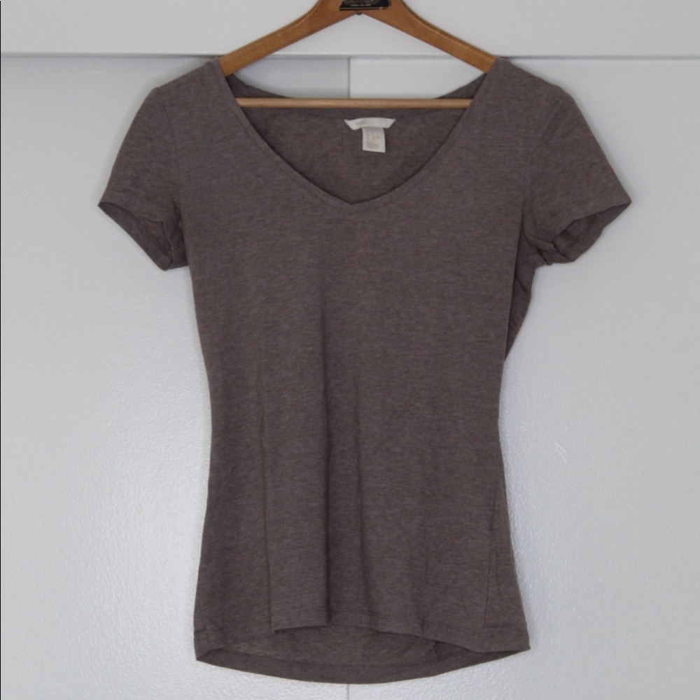 H&M Basic Top Light Brown